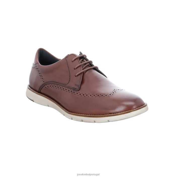 homens Josef Seibel Tyler 33 Amarrar os sapatos conhaque DT4BN281
