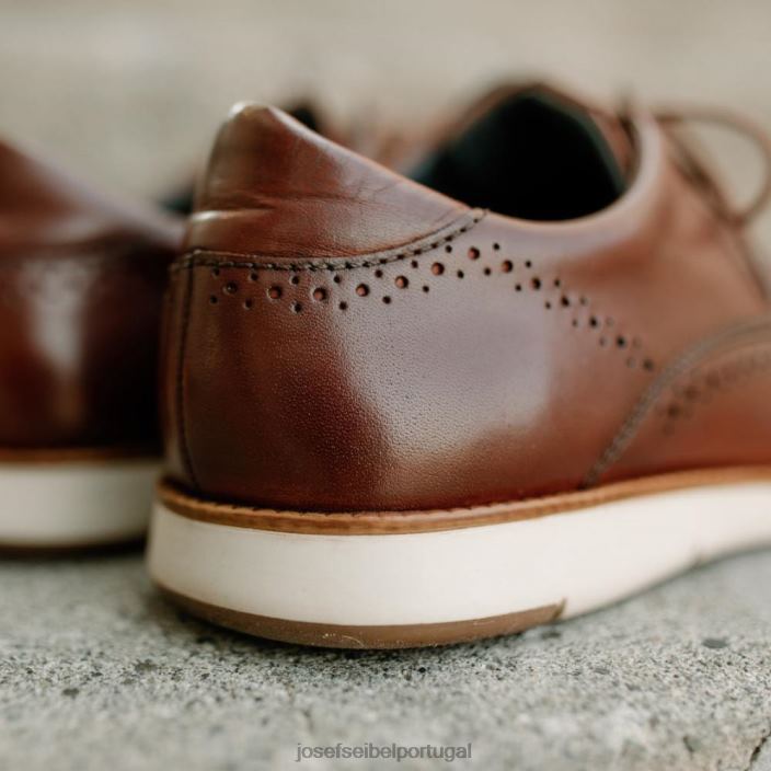 homens Josef Seibel Tyler 33 Amarrar os sapatos conhaque DT4BN281