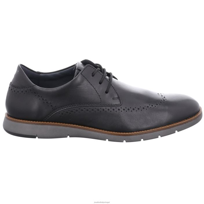 homens Josef Seibel Tyler 33 Amarrar os sapatos preto DT4BN282