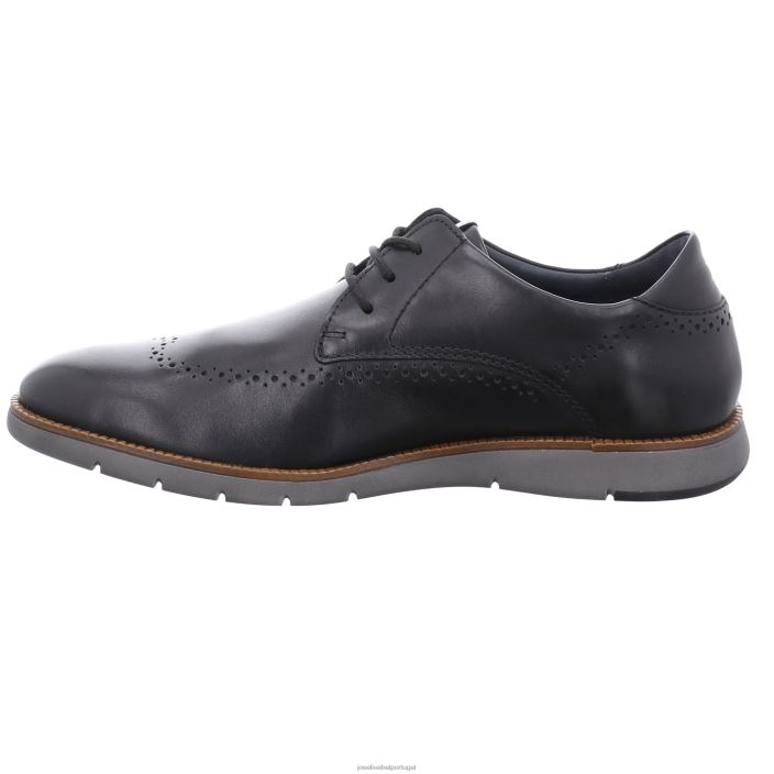 homens Josef Seibel Tyler 33 Amarrar os sapatos preto DT4BN282