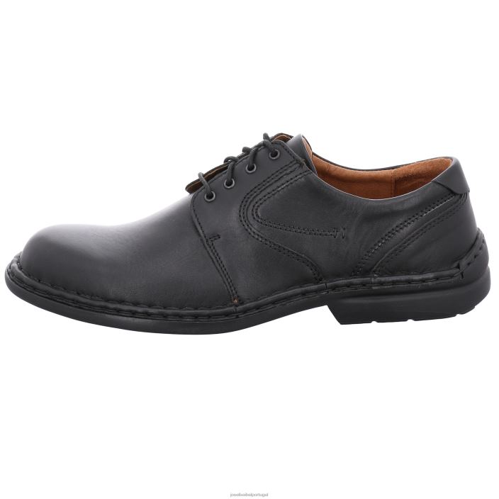 homens Josef Seibel Walt Amarrar os sapatos preto DT4BN290
