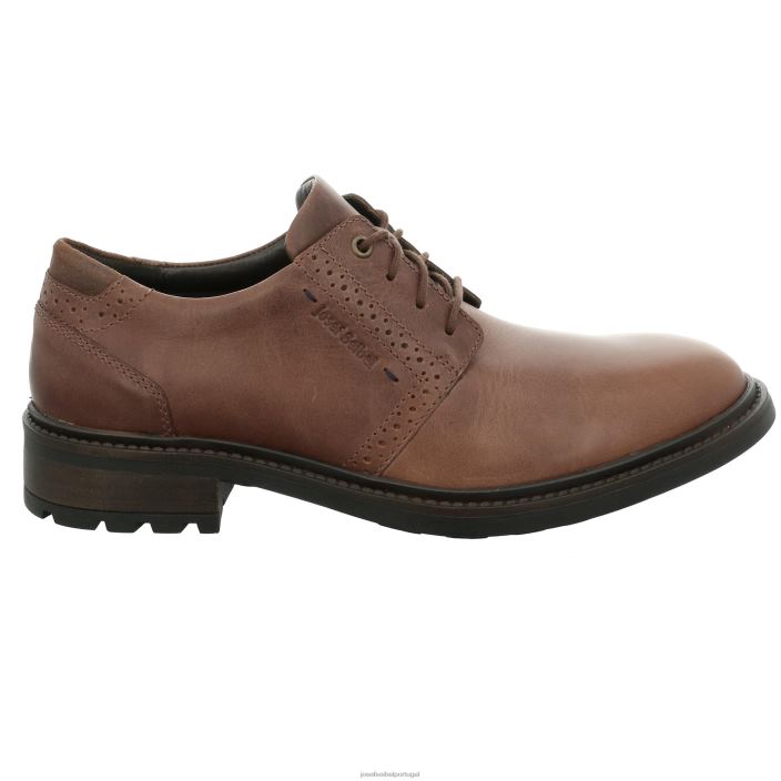 homens Josef Seibel oscar 42 Amarrar os sapatos castanha DT4BN334