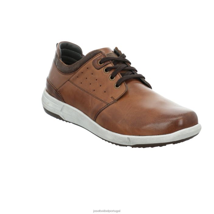 homens Josef Seibel enrico 13 sapatos de academia conhaque DT4BN303