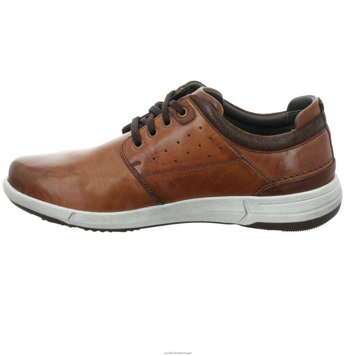 homens Josef Seibel enrico 13 sapatos de academia conhaque DT4BN303
