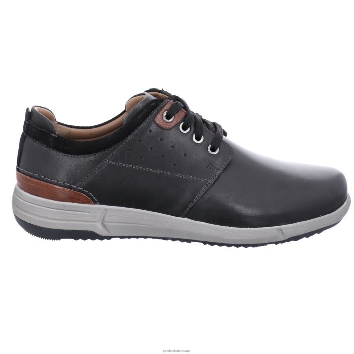 homens Josef Seibel enrico 13 sapatos de academia preto DT4BN304
