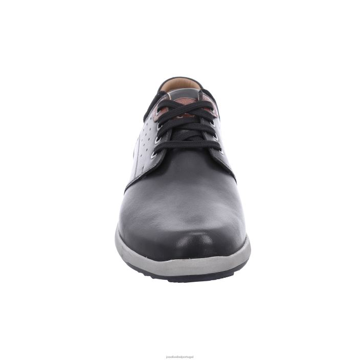 homens Josef Seibel enrico 13 sapatos de academia preto DT4BN304