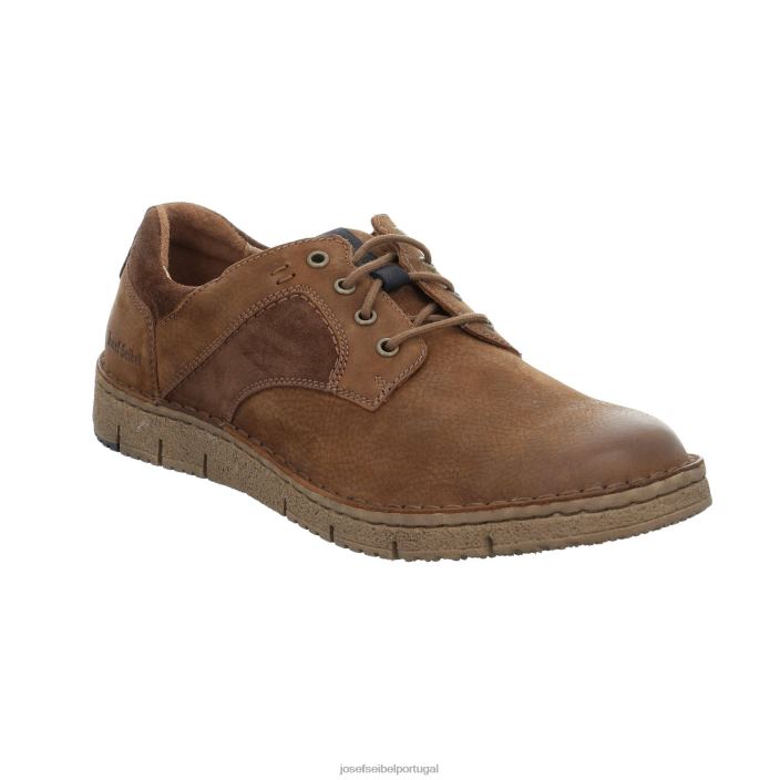 homens Josef Seibel ruben 46 sapatos de academia castanha DT4BN338