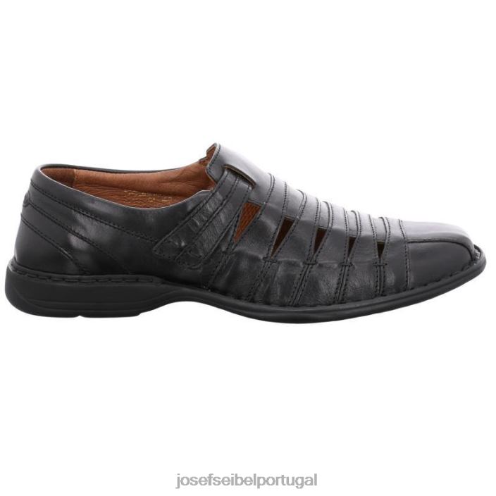 homens Josef Seibel Steven sapatos sem cadarço preto DT4BN311