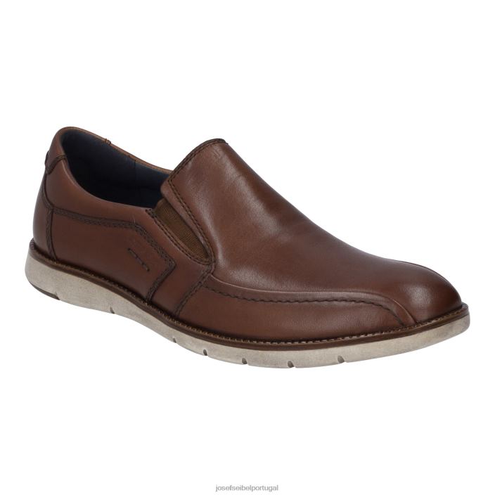 homens Josef Seibel Tyler 38 sapatos sem cadarço conhaque DT4BN294