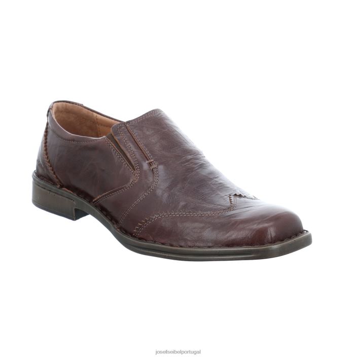 homens Josef Seibel douglas sapatos sem cadarço marrom DT4BN312