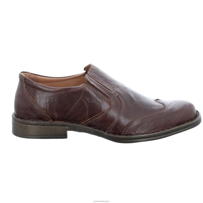 homens Josef Seibel douglas sapatos sem cadarço marrom DT4BN312