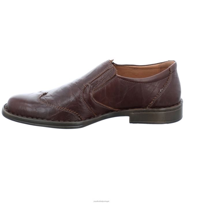 homens Josef Seibel douglas sapatos sem cadarço marrom DT4BN312