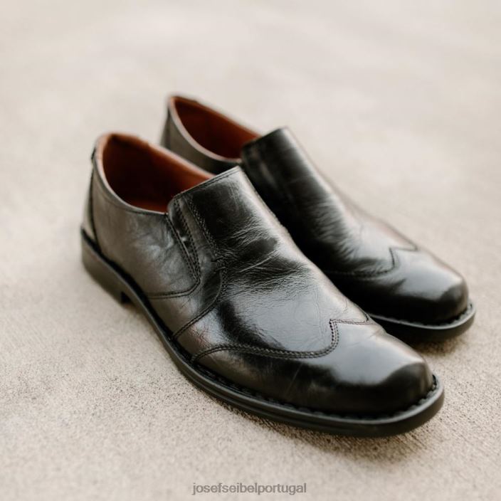homens Josef Seibel douglas sapatos sem cadarço preto DT4BN313
