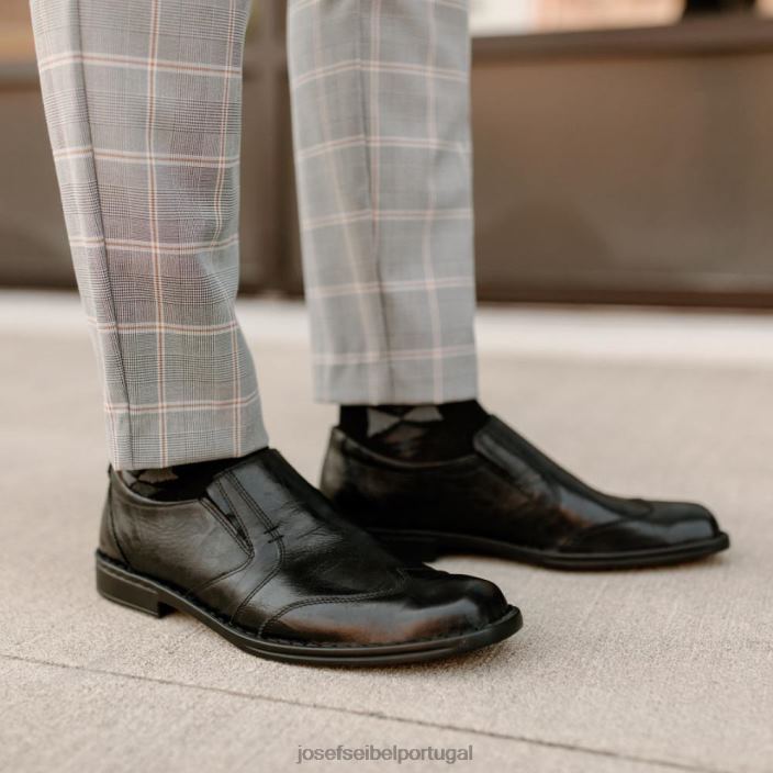 homens Josef Seibel douglas sapatos sem cadarço preto DT4BN313