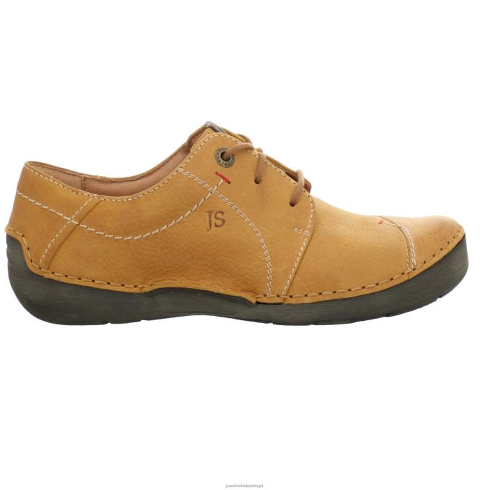 mulheres Josef Seibel fergey 20 Amarrar os sapatos Açafrão DT4BN21