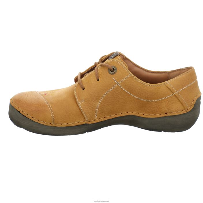 mulheres Josef Seibel fergey 20 Amarrar os sapatos Açafrão DT4BN21