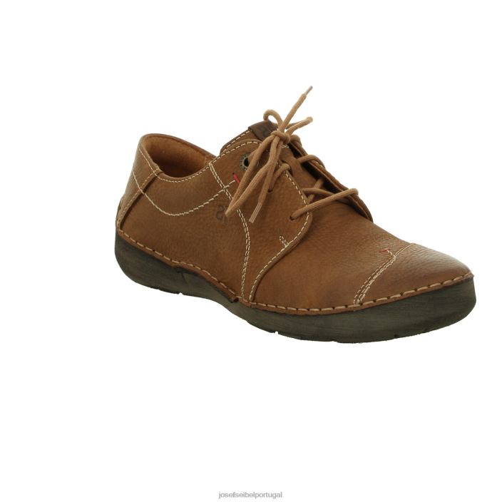 mulheres Josef Seibel fergey 20 Amarrar os sapatos castanha DT4BN20