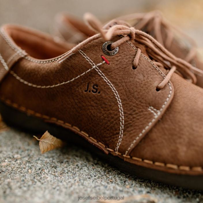 mulheres Josef Seibel fergey 20 Amarrar os sapatos castanha DT4BN20
