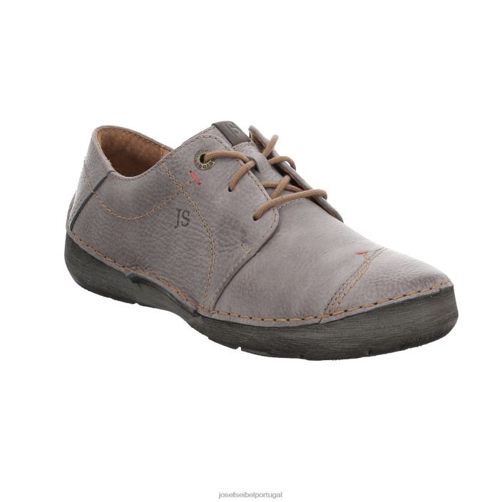 mulheres Josef Seibel fergey 20 Amarrar os sapatos cinza DT4BN22