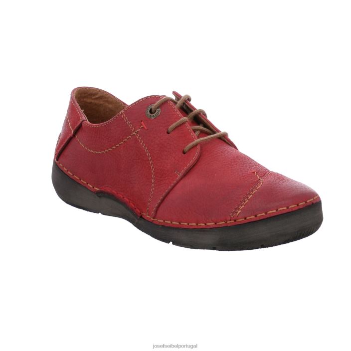 mulheres Josef Seibel fergey 20 Amarrar os sapatos vermelho DT4BN23