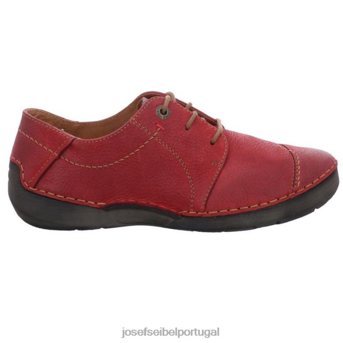 mulheres Josef Seibel fergey 20 Amarrar os sapatos vermelho DT4BN23