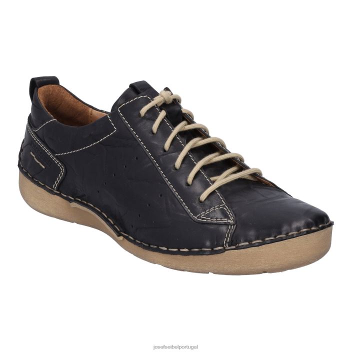 mulheres Josef Seibel fergey 56 Amarrar os sapatos preto DT4BN27