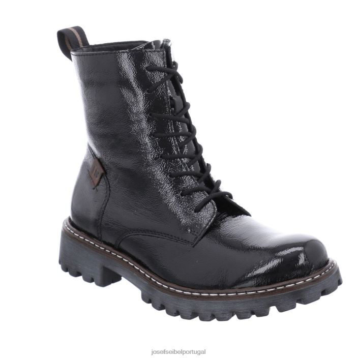 mulheres Josef Seibel marta 02 botas patente negra DT4BN235