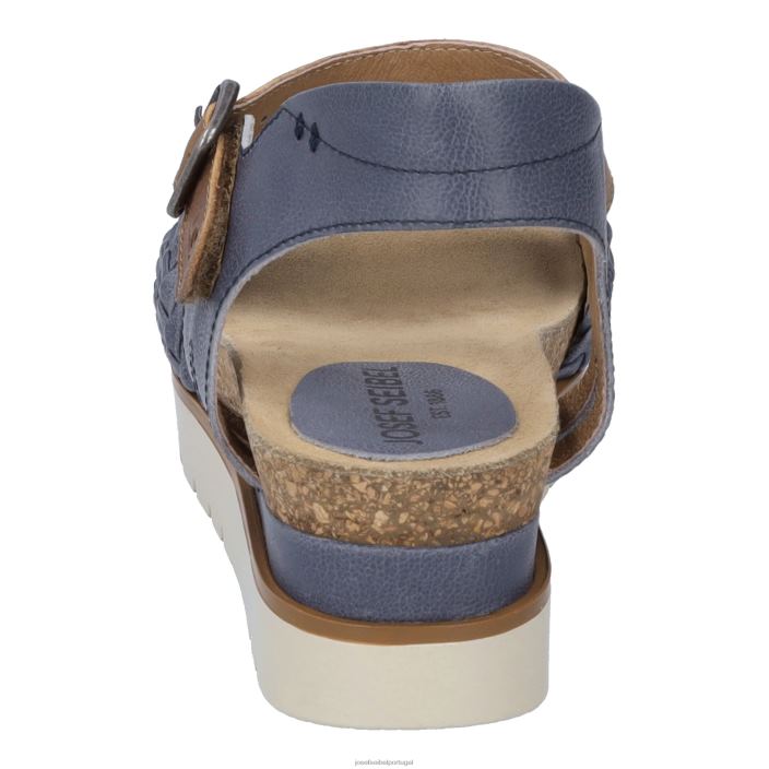 mulheres Josef Seibel claro 16 sandálias jeans DT4BN64