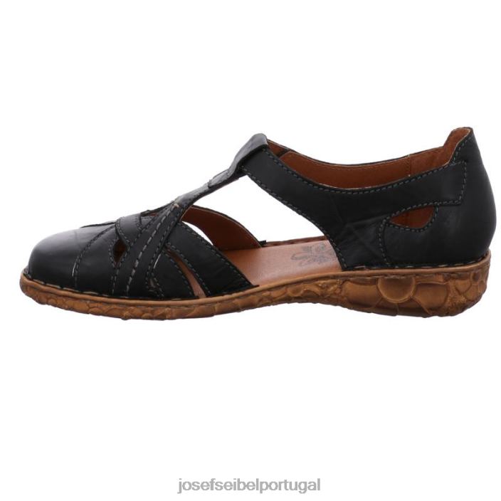 mulheres Josef Seibel rosália 29 sandálias preto DT4BN143