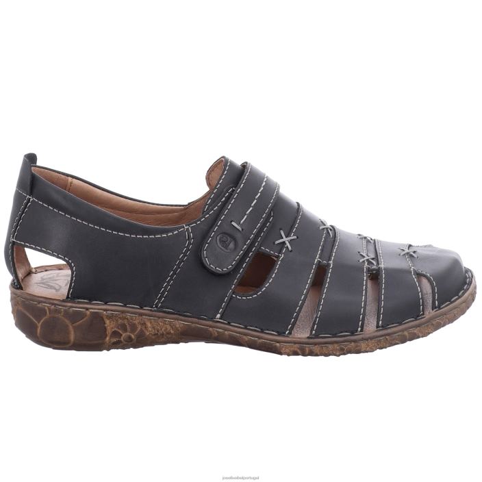 mulheres Josef Seibel rosália 45 sandálias preto DT4BN151