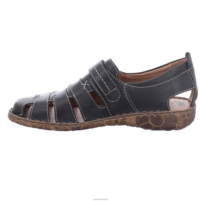 mulheres Josef Seibel rosália 45 sandálias preto DT4BN151