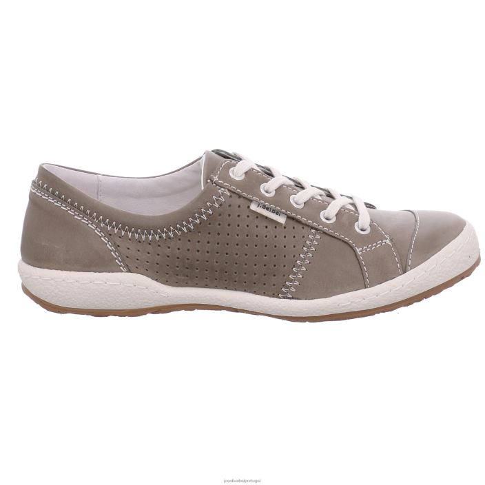 mulheres Josef Seibel Cáspio sapatos de academia cinza DT4BN47
