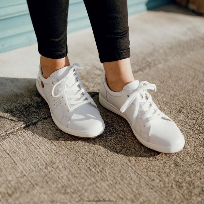 mulheres Josef Seibel cuidado 01 sapatos de academia branco DT4BN4