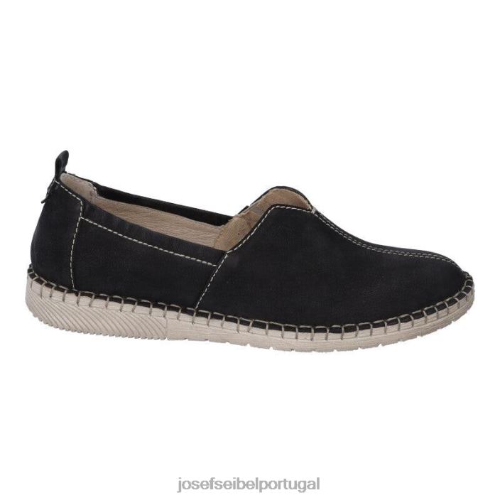 mulheres Josef Seibel amiga 38 sapatos sem cadarço preto DT4BN192