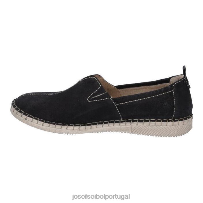mulheres Josef Seibel amiga 38 sapatos sem cadarço preto DT4BN192