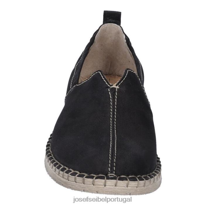 mulheres Josef Seibel amiga 38 sapatos sem cadarço preto DT4BN192