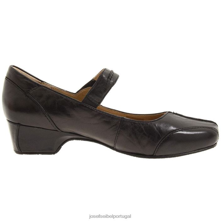 mulheres Josef Seibel cara sapatos sem cadarço preto DT4BN193