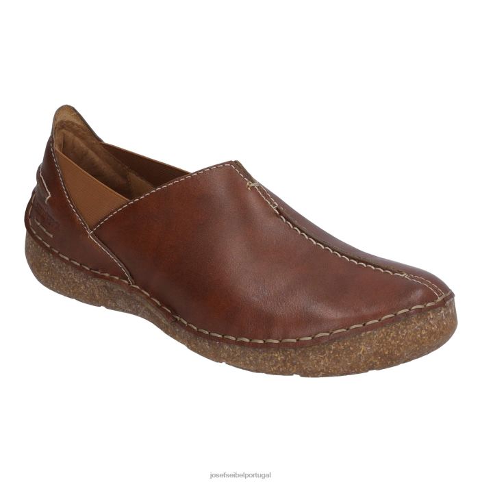mulheres Josef Seibel fergey 69 sapatos sem cadarço conhaque DT4BN194
