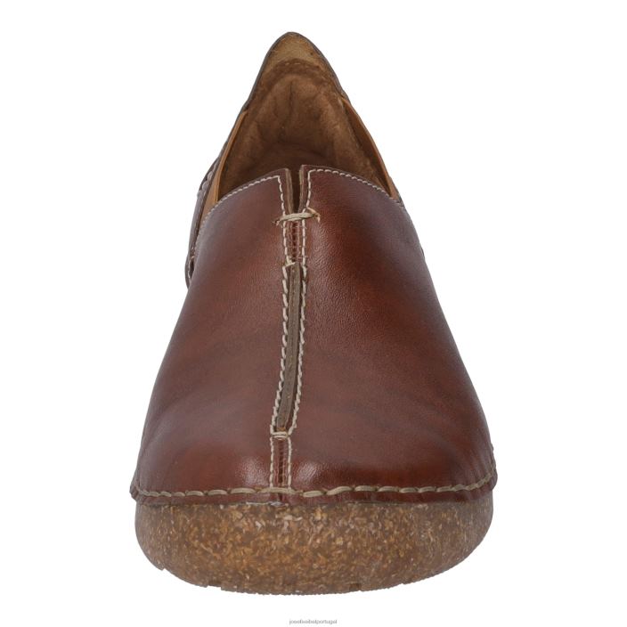 mulheres Josef Seibel fergey 69 sapatos sem cadarço conhaque DT4BN194
