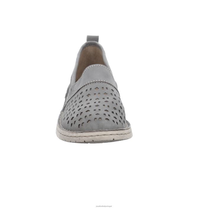 mulheres Josef Seibel namorada 27 sapatos sem cadarço cinza DT4BN189