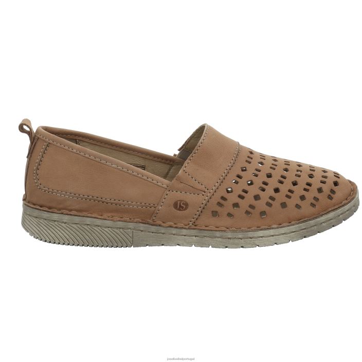 mulheres Josef Seibel namorada 27 sapatos sem cadarço creme DT4BN188