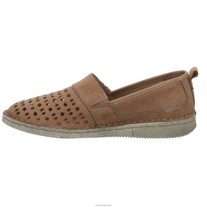 mulheres Josef Seibel namorada 27 sapatos sem cadarço creme DT4BN188