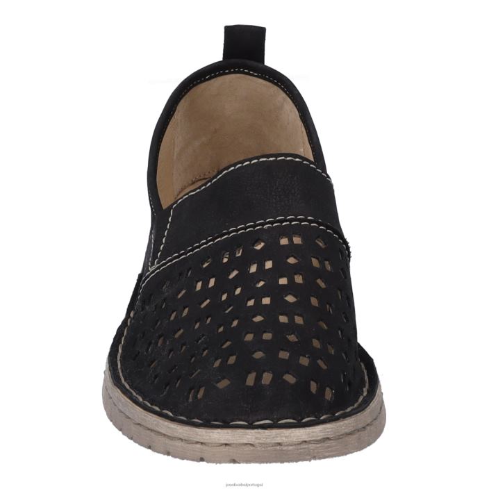 mulheres Josef Seibel namorada 27 sapatos sem cadarço preto DT4BN190